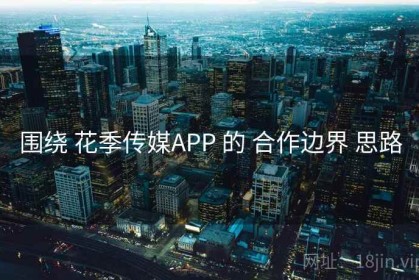 围绕 花季传媒APP 的 合作边界 思路