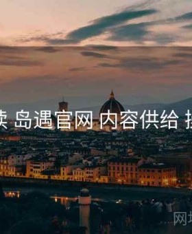 全面解读 岛遇官网 内容供给 操作手册
