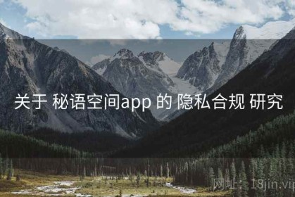 关于 秘语空间app 的 隐私合规 研究