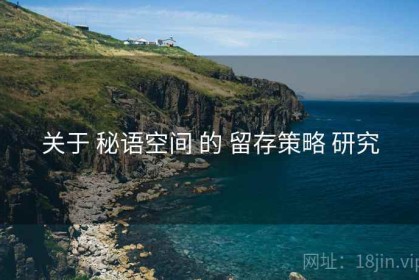 关于 秘语空间 的 留存策略 研究