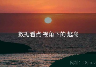 数据看点 视角下的 趣岛