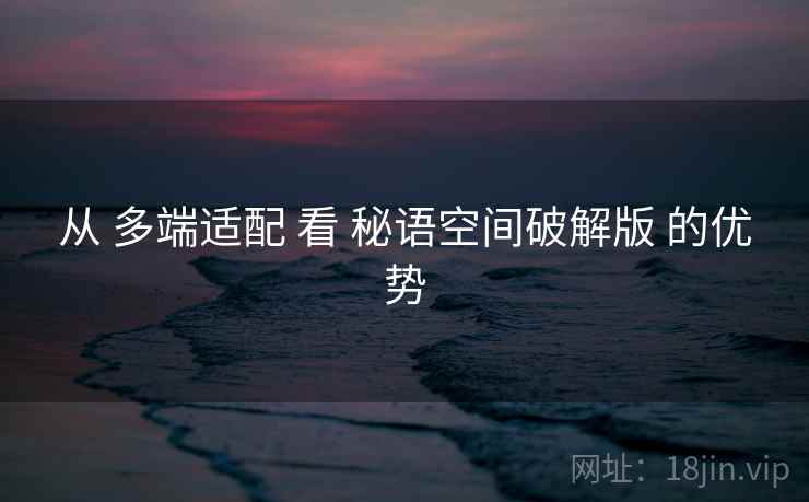 从 多端适配 看 秘语空间破解版 的优势