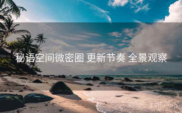 秘语空间微密圈 更新节奏 全景观察