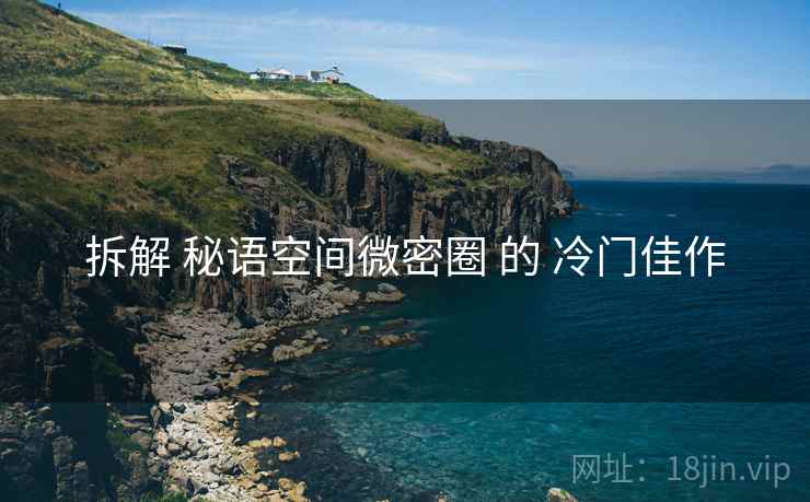 拆解 秘语空间微密圈 的 冷门佳作