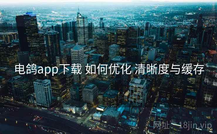 电鸽app下载 如何优化 清晰度与缓存
