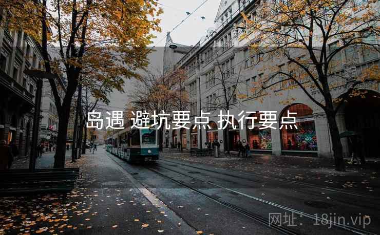 岛遇 避坑要点 执行要点