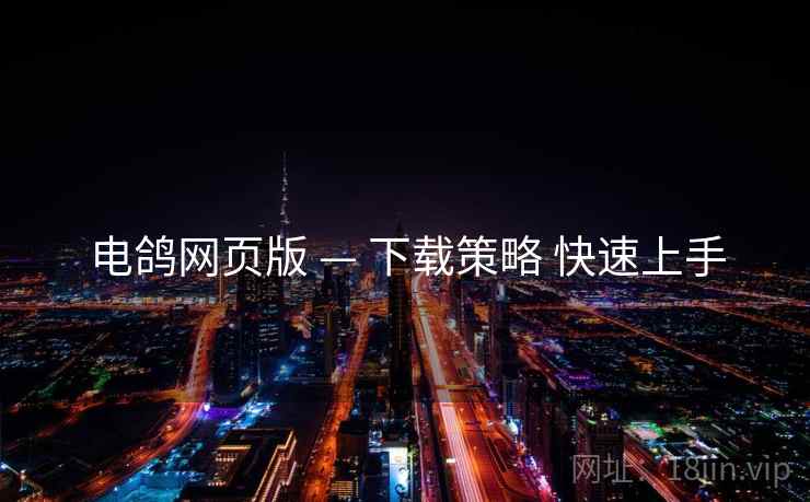 电鸽网页版 — 下载策略 快速上手