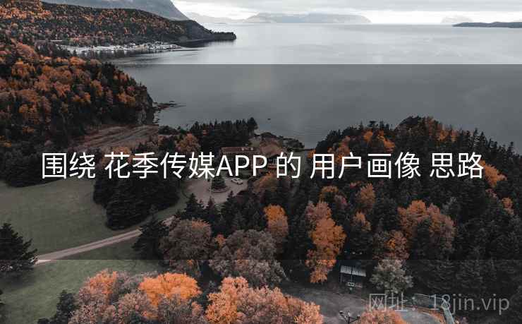 围绕 花季传媒APP 的 用户画像 思路