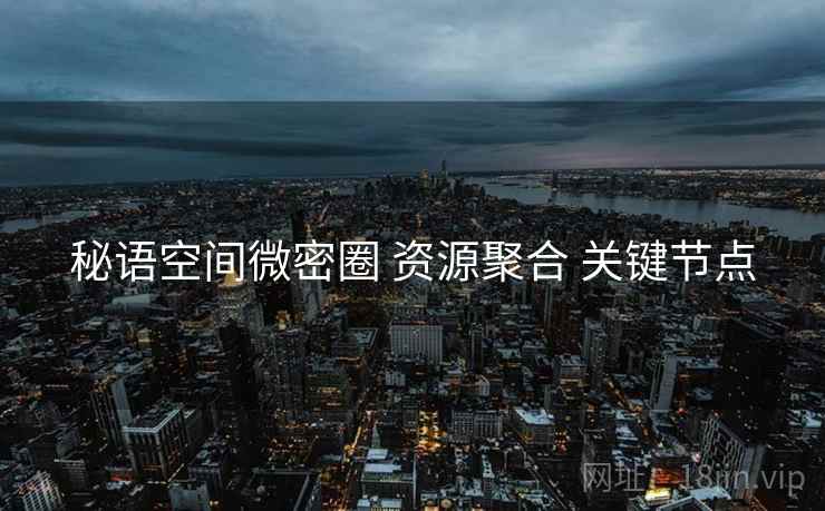 秘语空间微密圈 资源聚合 关键节点