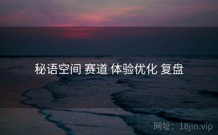 秘语空间 赛道 体验优化 复盘
