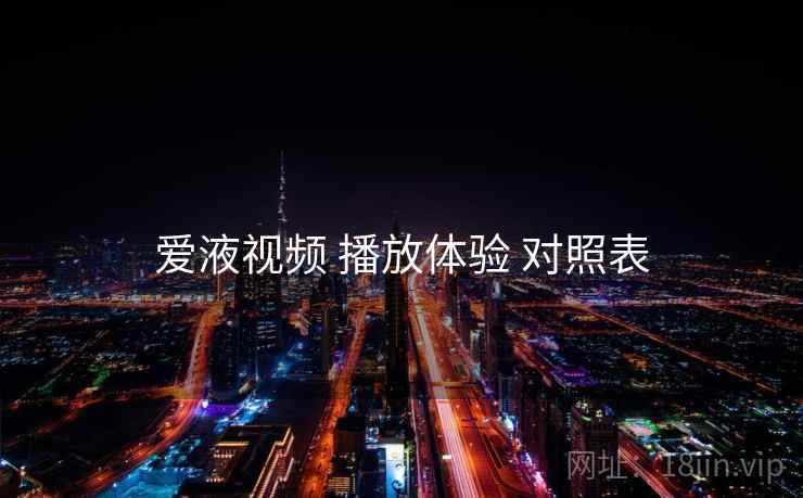 爱液视频 播放体验 对照表