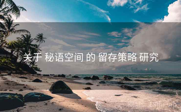 关于 秘语空间 的 留存策略 研究